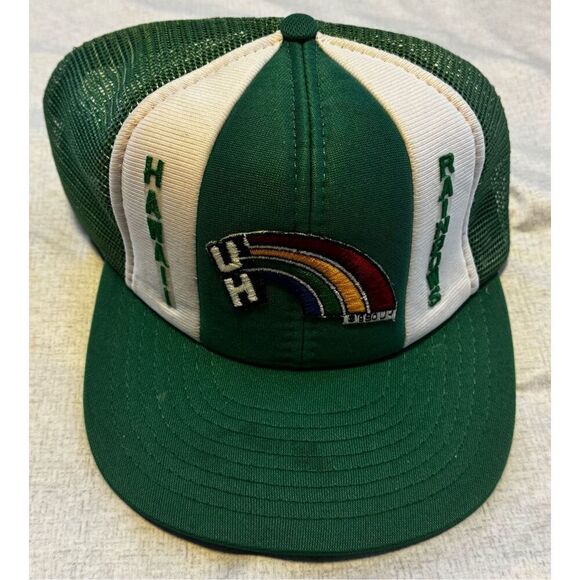 University of Hawaii Rainbows Logo Snapback Trucker Hat University - Picture 1 of 8